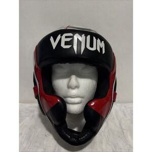 Venum Elite Headgear - Red Black - Size 53 To 59 Cm